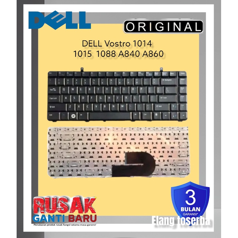 Jual ORIGINAL Keyboard DELL Vostro 1014 1015 1088 A840 A860 Series ...