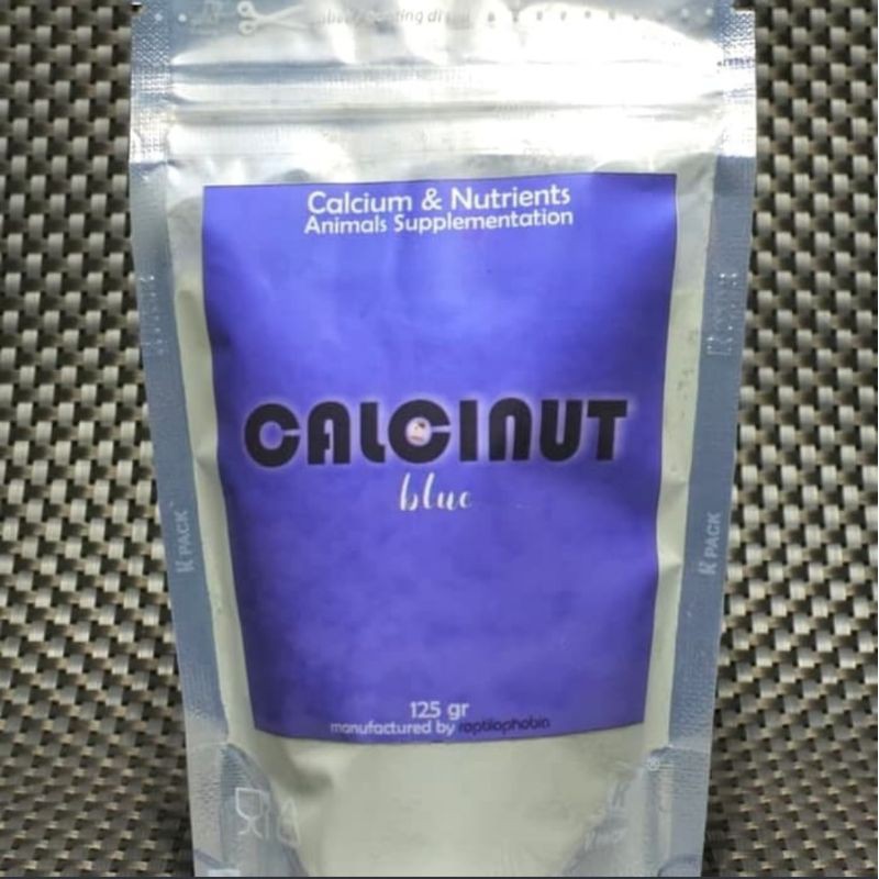 Jual calcinut blue best calcium kalsium gecko bearded torto iguana ...