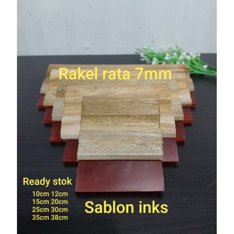Jual Rakel sablon papak / rata 20cm 25cm 30cm 35cm 38cm | Shopee Indonesia
