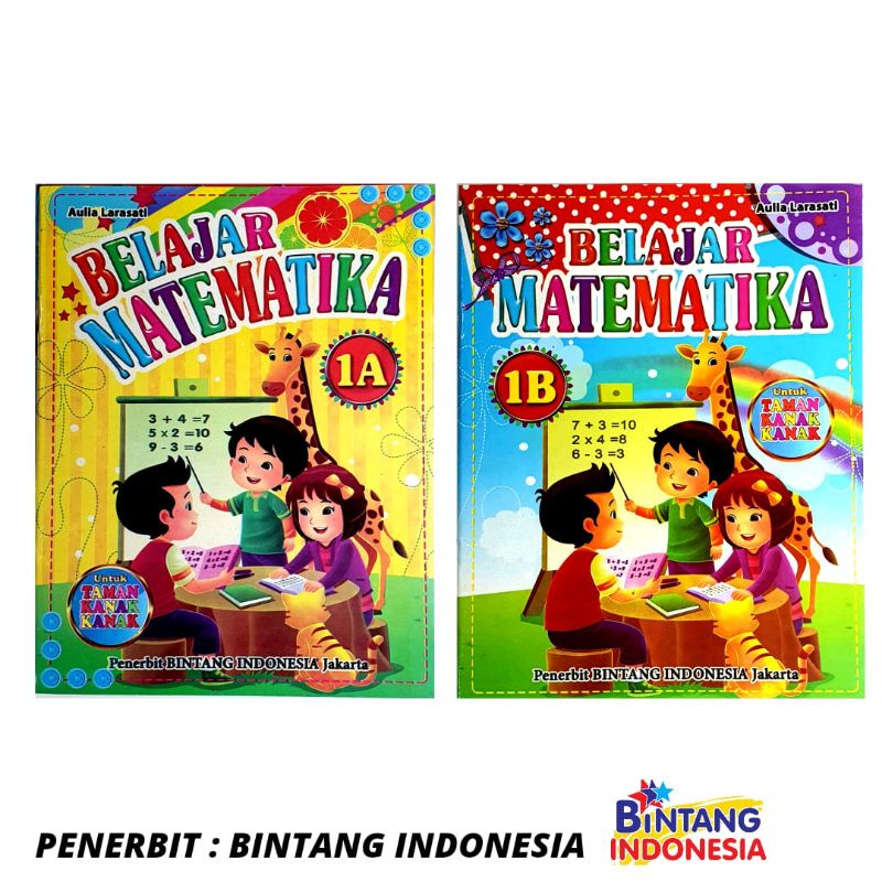 Jual Bintang Indonesia Jakarta - Belajar Matematika 1A & 1B Untuk Tk ...