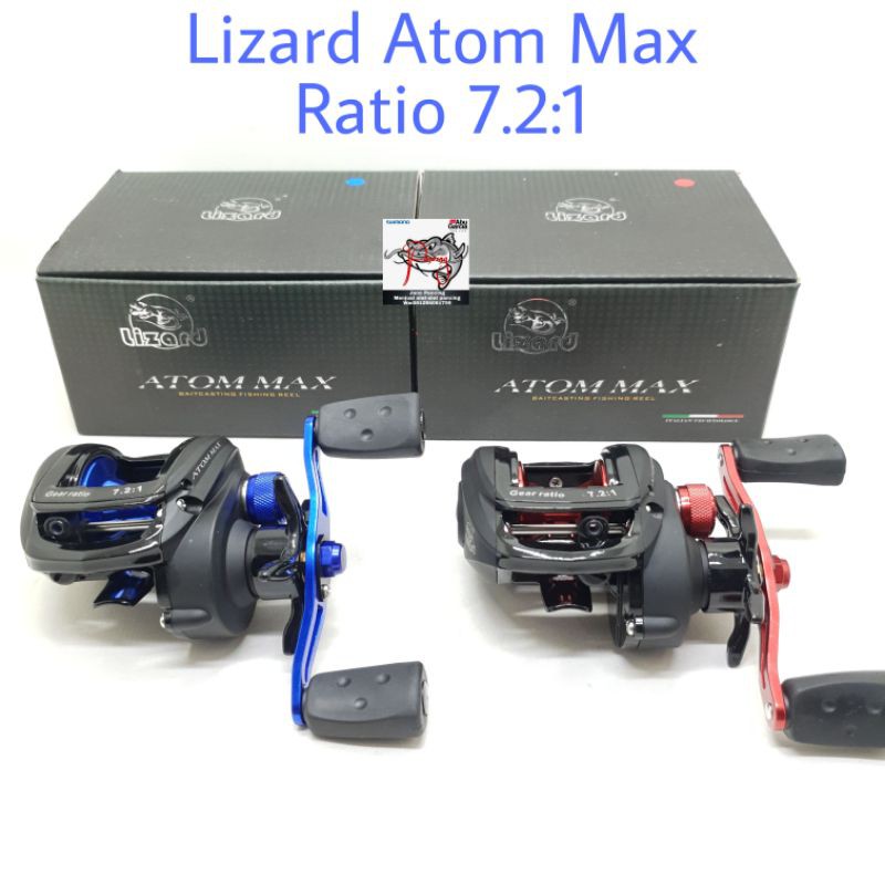 Jual Reel BC Lizard Atom max handle kiri | Shopee Indonesia