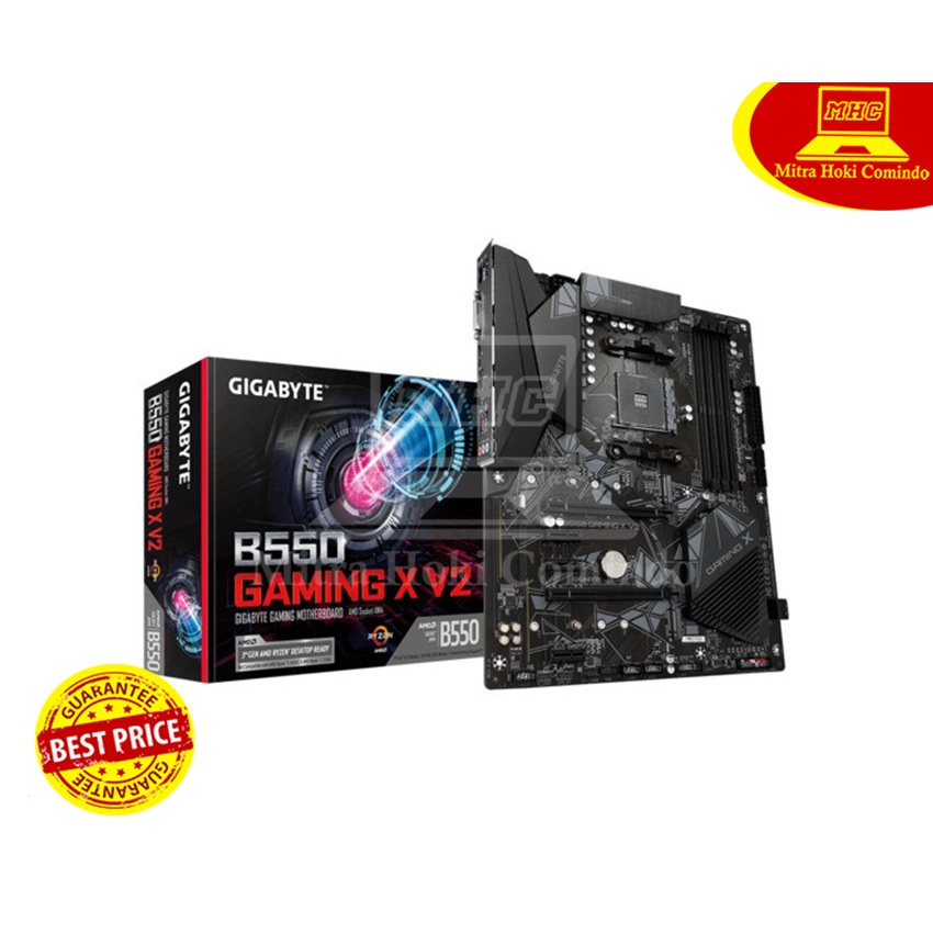 Jual MAINBOARD / MOTHERBOARD GIGABYTE B550 GAMING X V2 | Shopee Indonesia