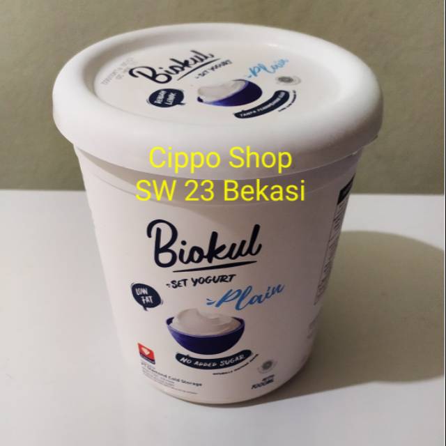 Jual Yogurt Set PLAIN BIOKUL 1000ml, NO ADDED SUGAR, Best Quality,Harga