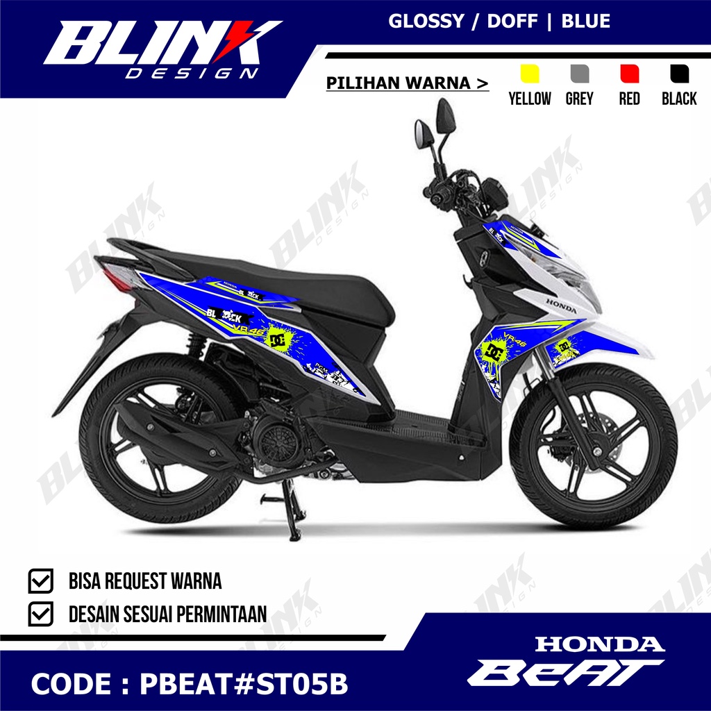 Jual Sticker Striping Honda Beat-Stiker Striping Body Variasi ST 005