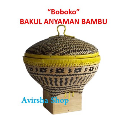 Jual BOBOKO BAKUL NASI ANYAMAN BAMBU | Shopee Indonesia