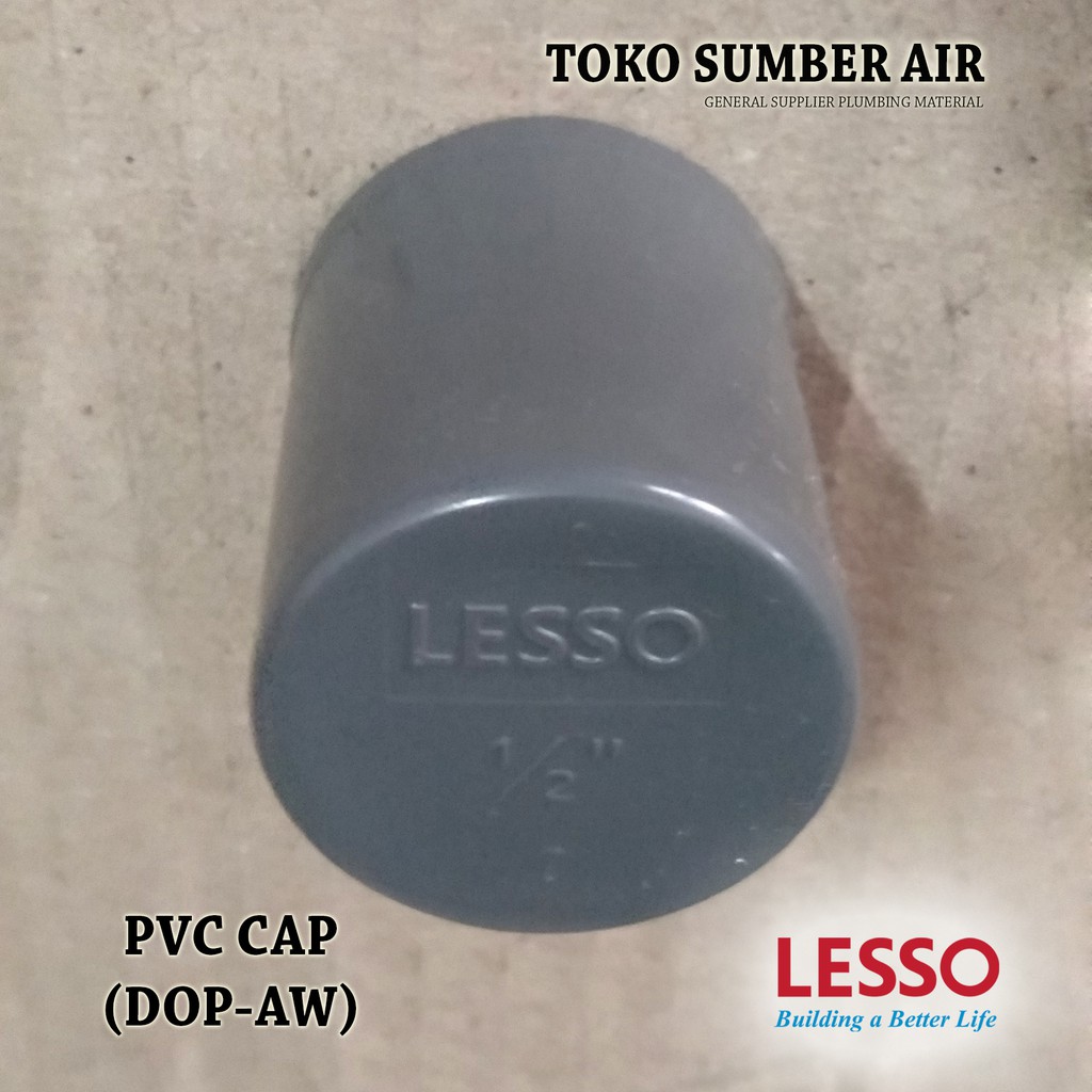 Jual PVC CAP 1 INCH - AW - DOP MERK LESSO | Shopee Indonesia