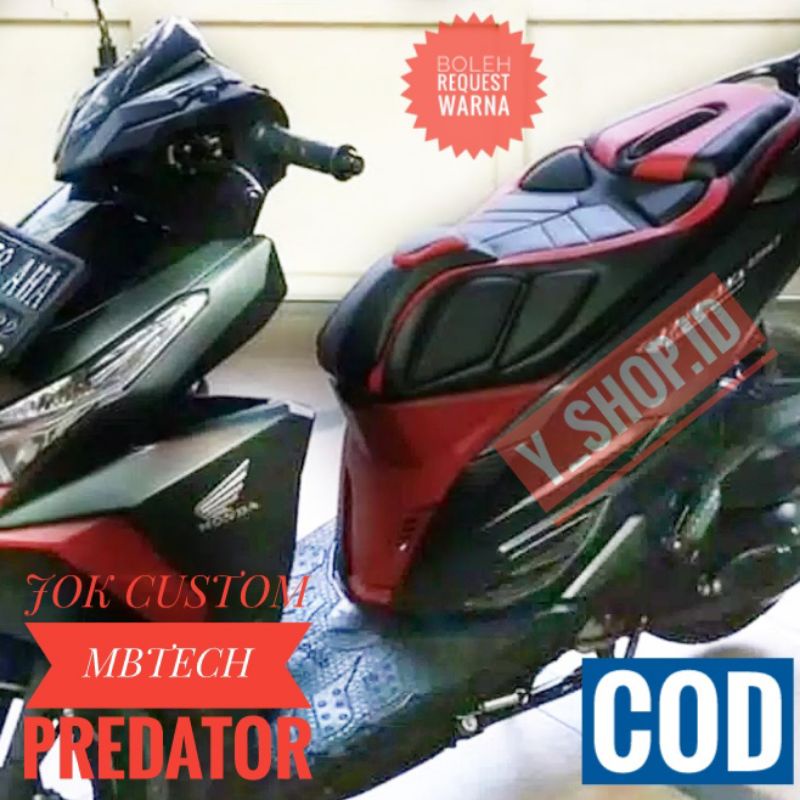 Jual Jok Motor Modifikasi Honda Vario Full MBtech Model Predator