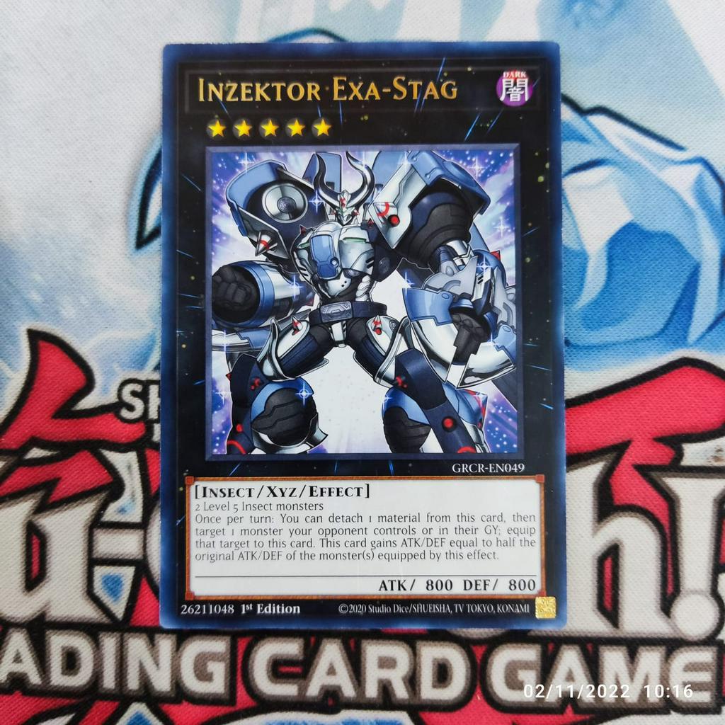 Jual yugioh inzektor exa stag GRCR rare original | Shopee Indonesia
