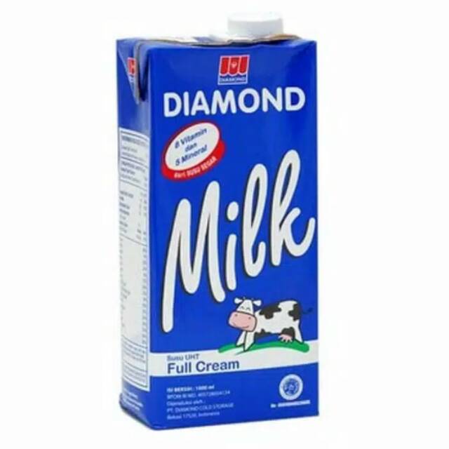 Jual Susu Diamond UHT Full Cream 1 liter | Shopee Indonesia