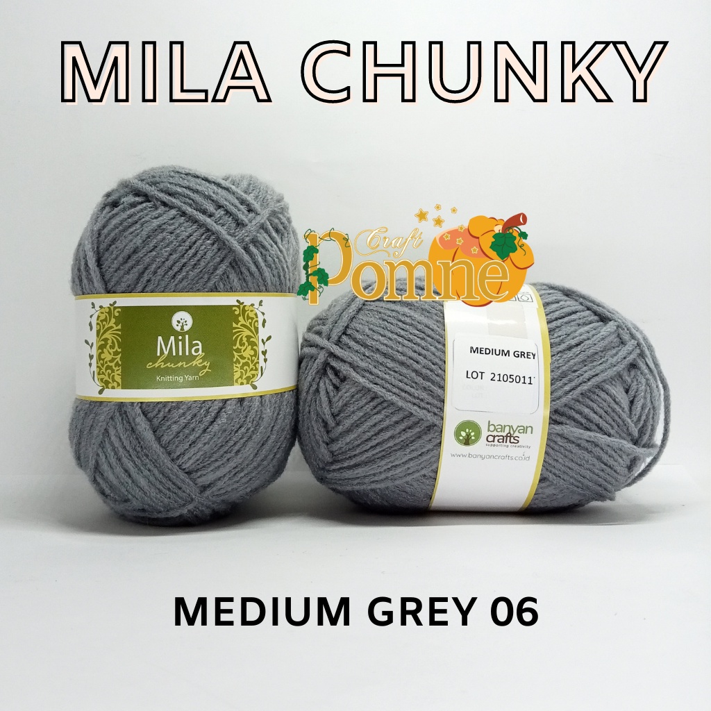 Jual Benang Rajut Mila Chunky Acrylic Braided Yarn Shopee Indonesia