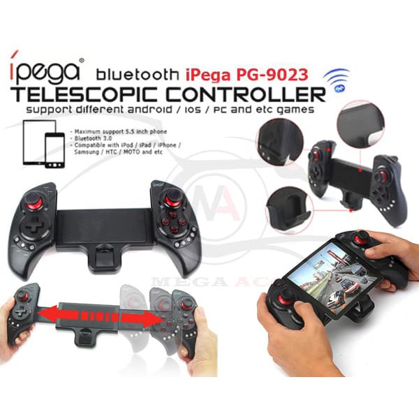Jual IPEGA PG 9023 Mobile Wireless Gaming Controller For Android - IOS ...
