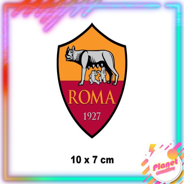 Jual Stiker AS ROMA cutting sticker 10 x 7 cm | Shopee Indonesia