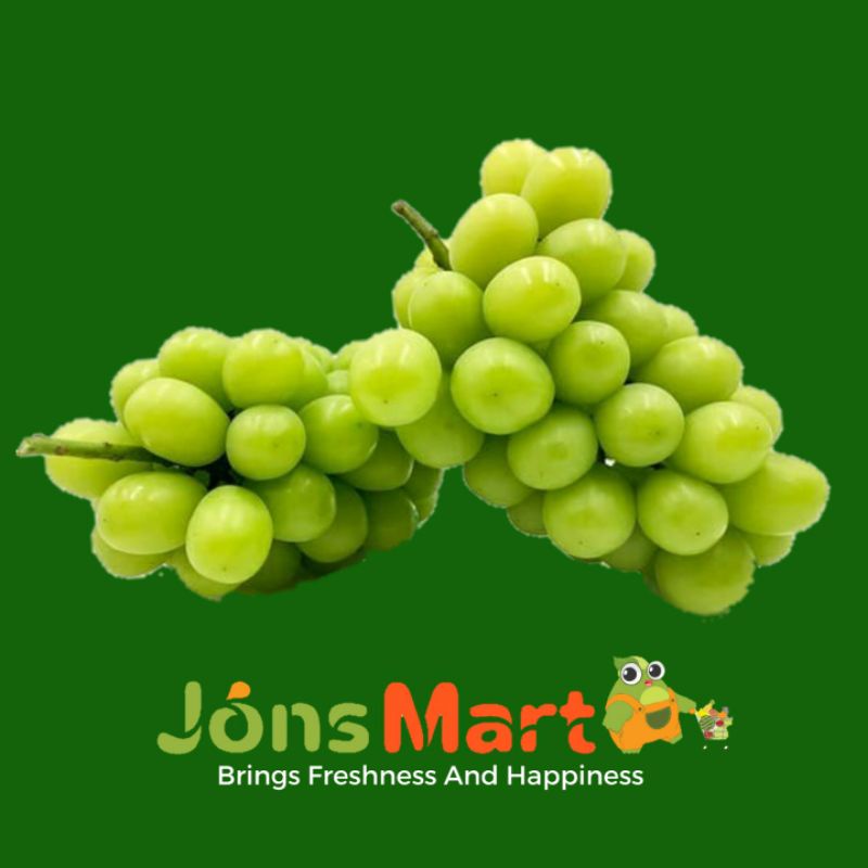 Jual Jonsmart Anggur Shine Muscat / Anggur Hijau RRC Import 1pack (500g ...