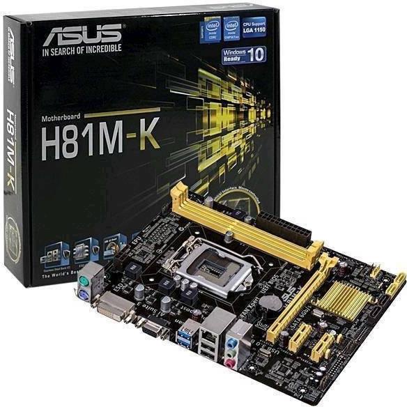 Jual Motherboard Asus H81MK Lga 1150 Haswell (Ddr3) Shopee Indonesia