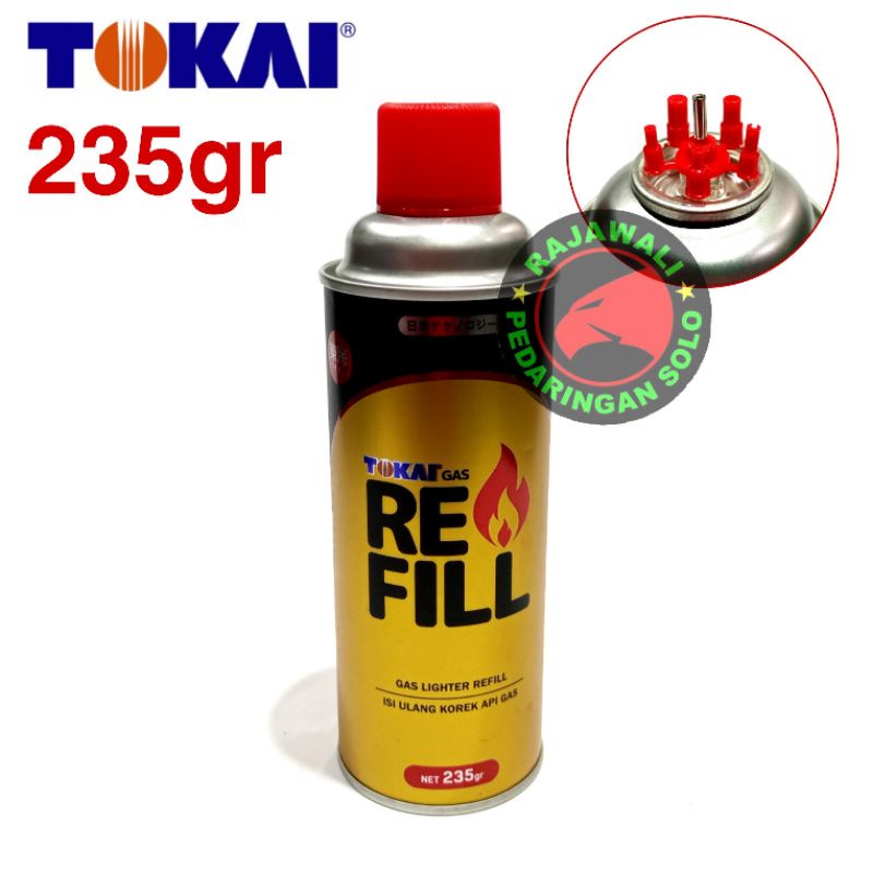 Jual TOKAI ISI ULANG KOREK API GAS TOKAI GAS REFILL 235gr Gas Isi ulang ...