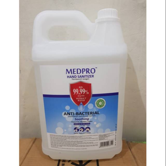 Jual MEDPRO HAND SANITIZER GEL 5 LITER Shopee Indonesia