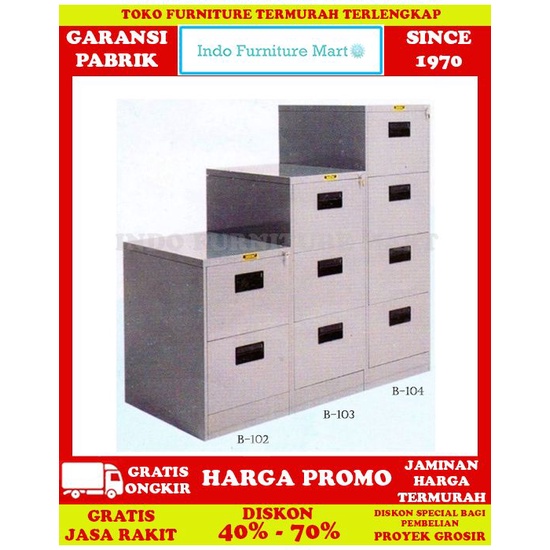 Jual FrOk Lemari Arsip Filing Cabinets Kabinet Kantor Besi Brother B ...