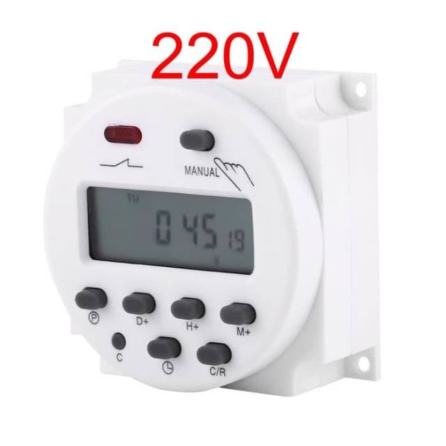 Jual AC 220V DC 12V Digital Timer Programmable Switch On Off Cn101A ...