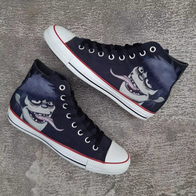 Jual converse gorillaz hotsell