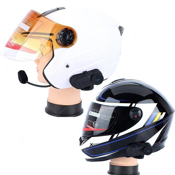 Jual Bluetooth Interphone Helm Motor 800 Meter | Shopee Indonesia