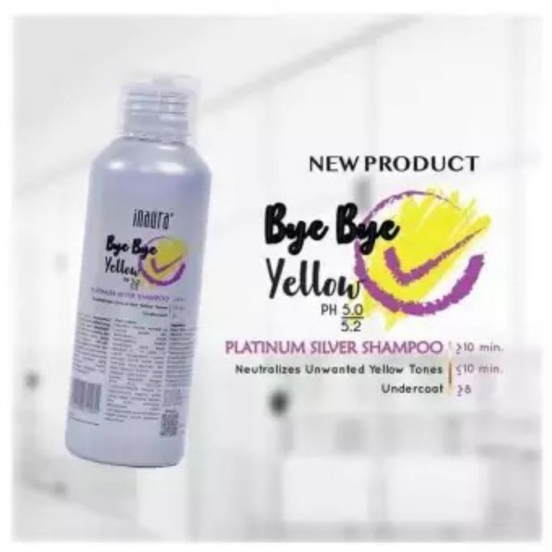 Jual Inaura shampoo bye bye yellow 250ml | Shopee Indonesia