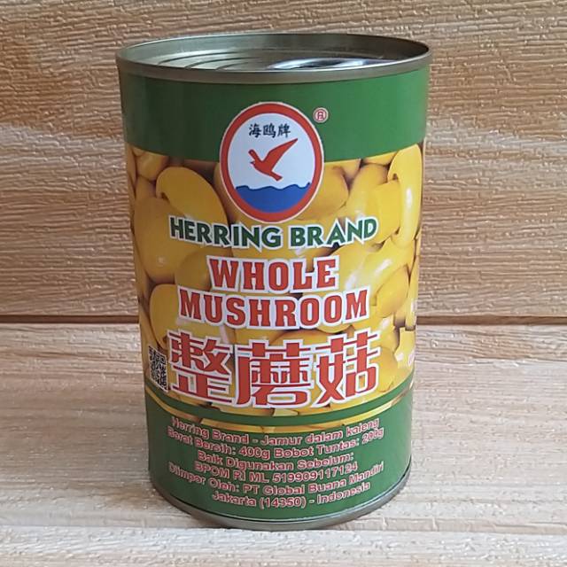 Jual Murah Jamur Kaleng Whole Mushroom Herring Brand Jamur Moku