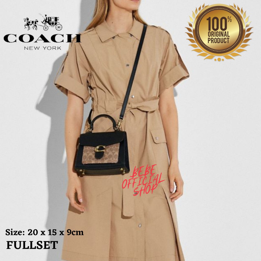 Coach tabby bag online top handle