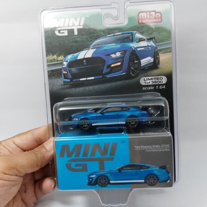Jual MiniGT Mini GT 268 Ford Mustang Shelby GT500 Ford Performance Blue ...