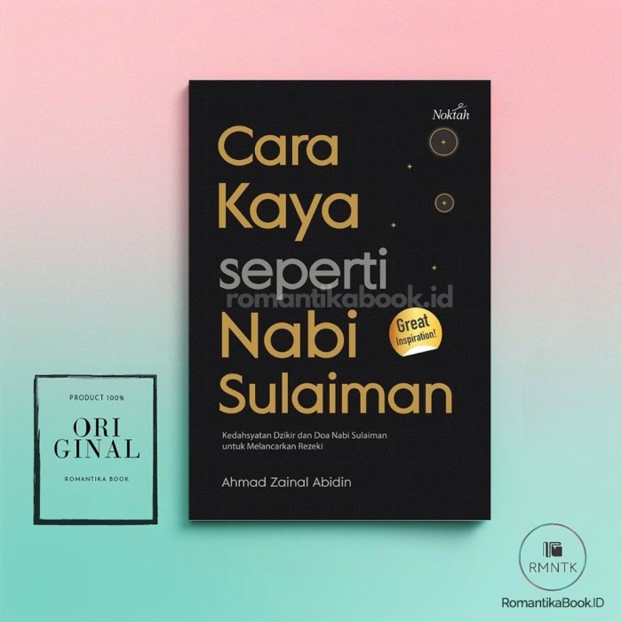 Jual BUKU CARA KAYA SEPERTI NABI SULAIMAN: Kedahsyatan Dzikir Dan Doa ...