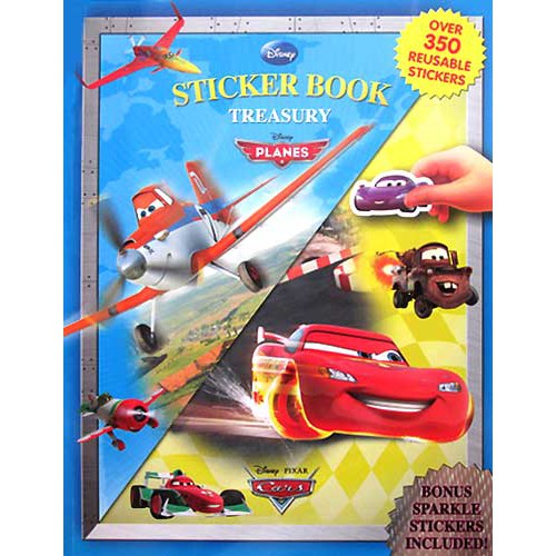 Jual BUKU Sticker Book Treasury DISNEY PIXAR PLANES & DISNEY CARS w