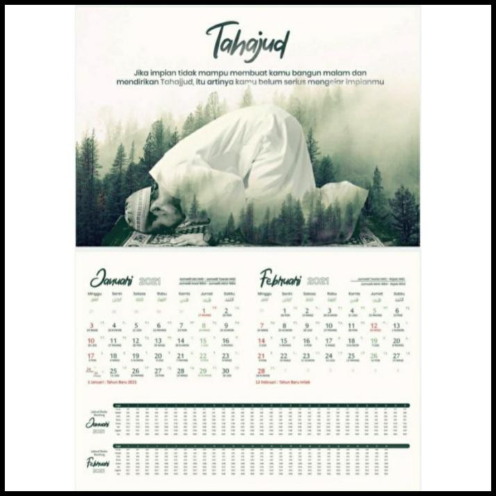 Jual Fr Kalender Motivasi 2021 Kalender Keren Kalender Dinding 2021
