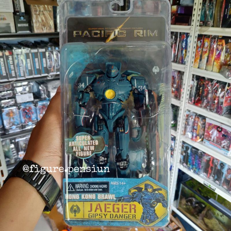 PACIFIC RIM SERIE 4 HONG KONG BRAWL JAEGER GIPSY PERICOLO 7 AZIONE FIGURA PACIFIC RIM SERIES 4 HONG KONG BRAWL JAEGER GIPSY DANGER 7 ACTION FIGURE