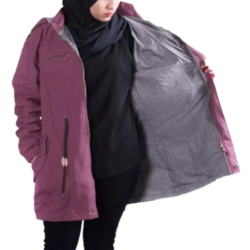 PARKA JACKET WITH RIB GATES OF GLORY