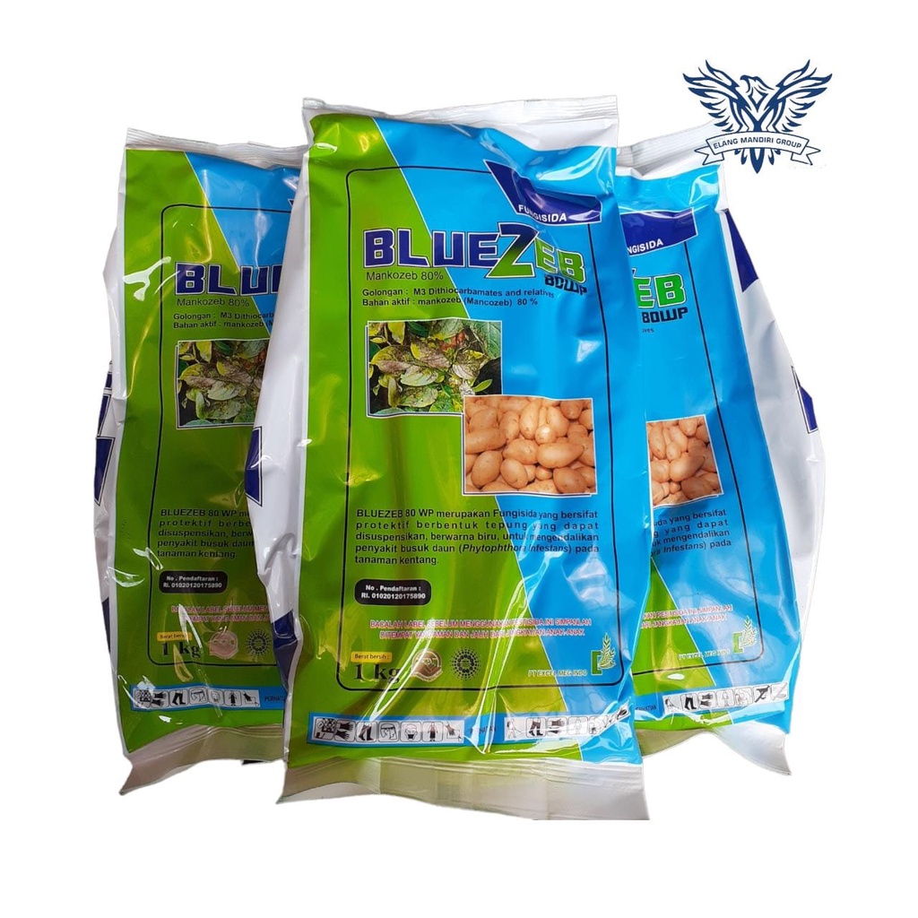 Jual Bluezeb 80 WP 1 Kg Fungisida Mankozeb 80% Mengendalikan Penyakit ...