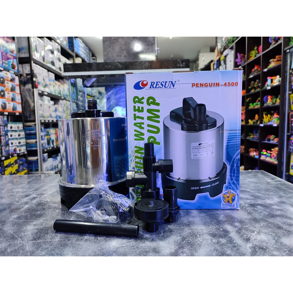 Jual Resun Pompa Kolam Submersible Pump Penguin L H W Shopee Indonesia