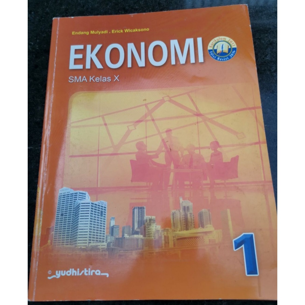 Jual Buku Pelajaran Ekonomi Kelas 10 Yudhistira K13 / Buku Paket Cetak ...