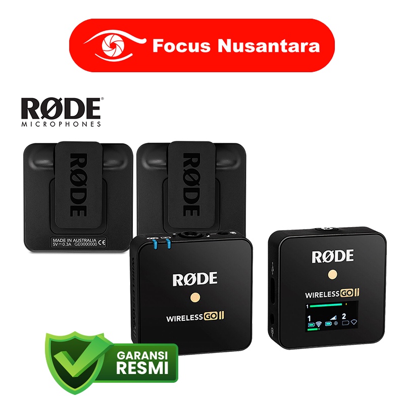 Jual RODE Wireless GO II Single Wireless Microphone System | Shopee ...