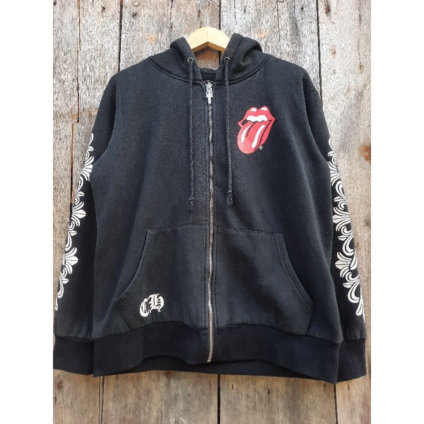 Chrome hearts cheap rolling stones hoodie