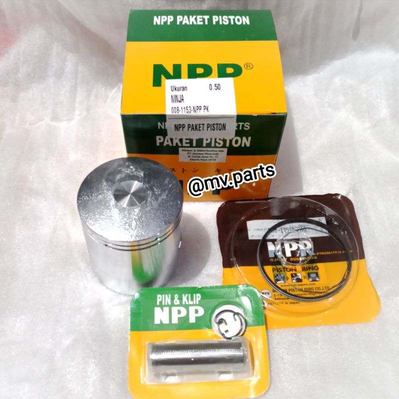 Jual Paket Piston Kit Ring seher Ninja 2T Tak Ninja R RR Std 50 75 100