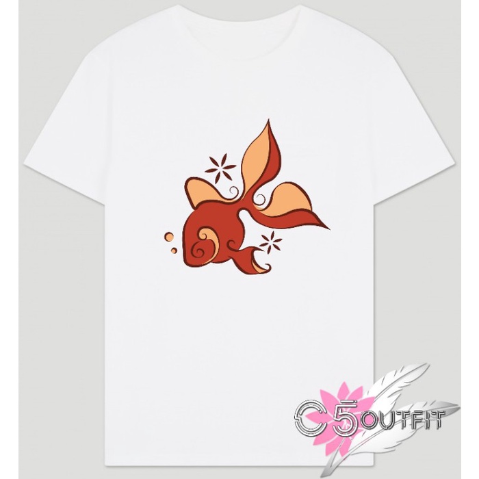 Jual KAOS GENSHIN IMPACT YOIMIYA FISH GOLDFISH COMBED 30S | Shopee ...