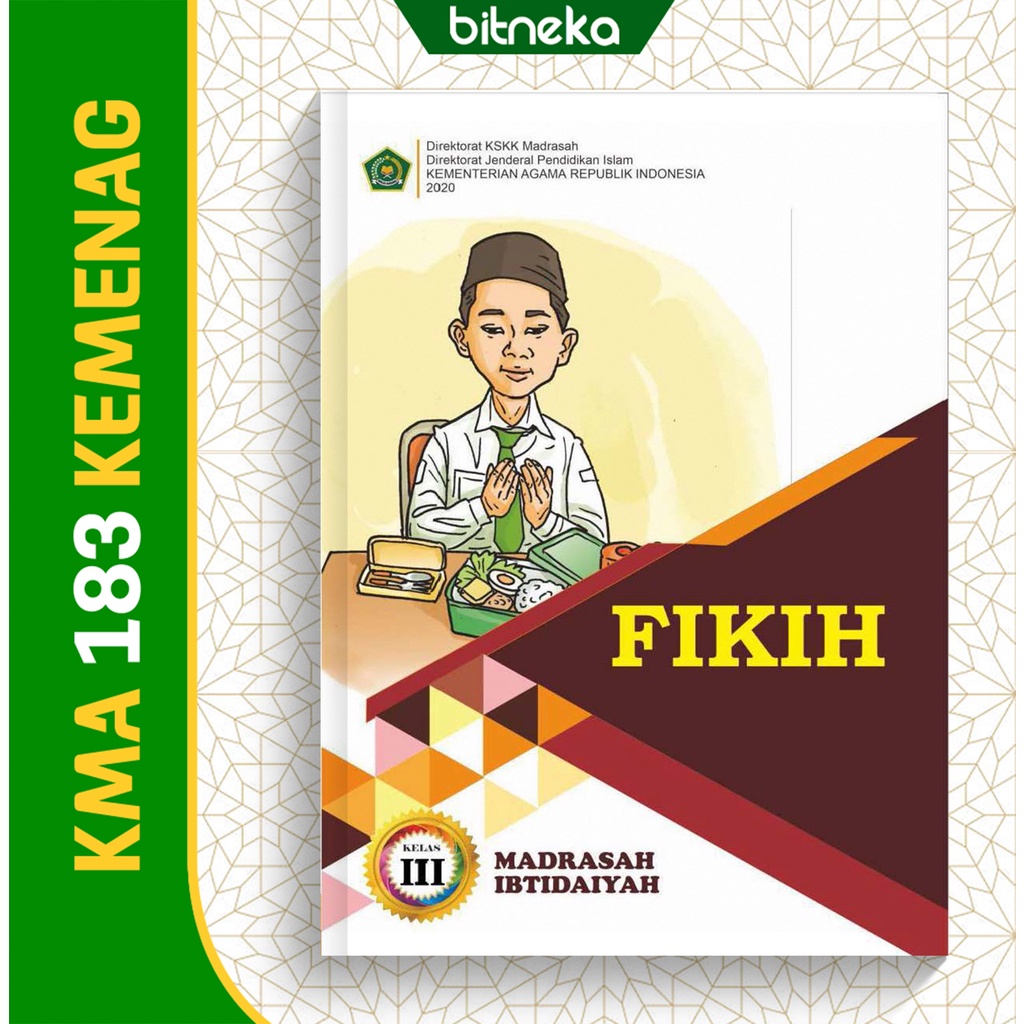 Jual Buku Siswa Fikih Kelas 3 Mi Kemenag Kma 183 Shopee Indonesia