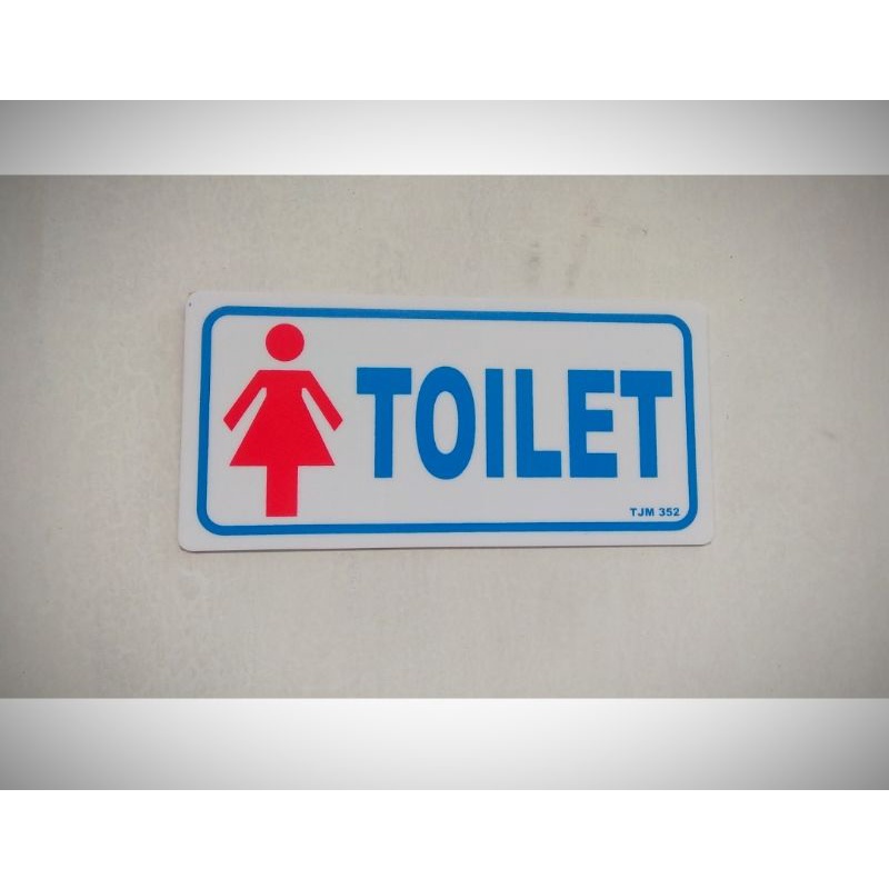 Jual Akrilik Sign label Toilet | Shopee Indonesia