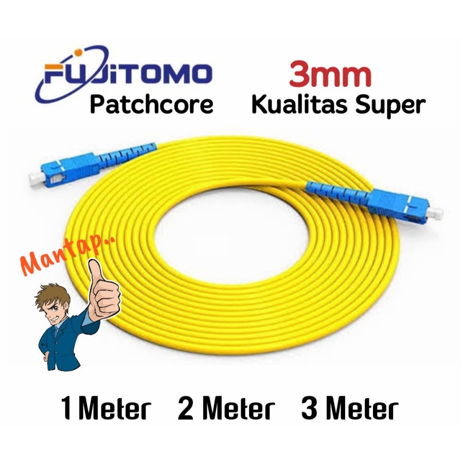 Jual [ PAKET ISI 10 PCS ] Patchcore FUJITOMO Yellow / Kuning 3mm ...