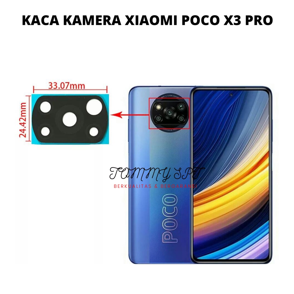 Jual LENSA KACA KAMERA XIAOMI POCO X3 PRO ORIGINAL Shopee