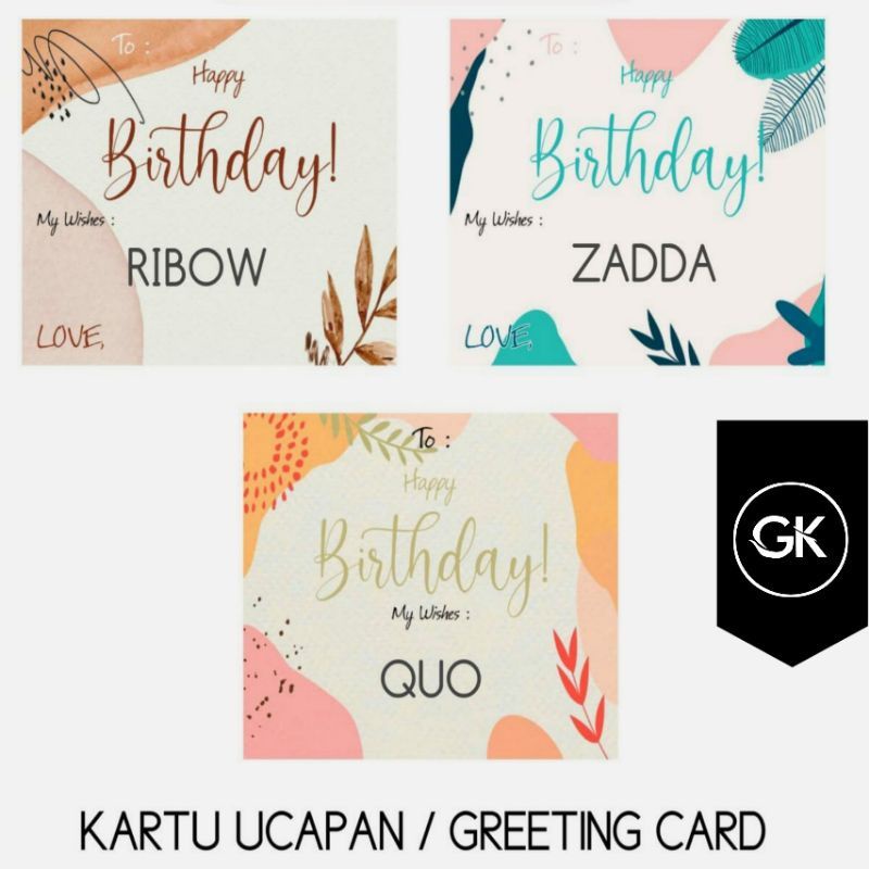 Jual KARTU UCAPAN/GREETING CARD/GIFT CARD/KARTU UCAPAN WISUDA ...