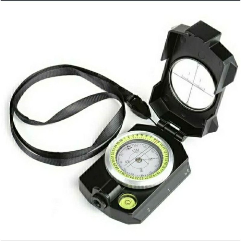 Jual kompas camping s100 lensatic compas full metal body compas camping ...