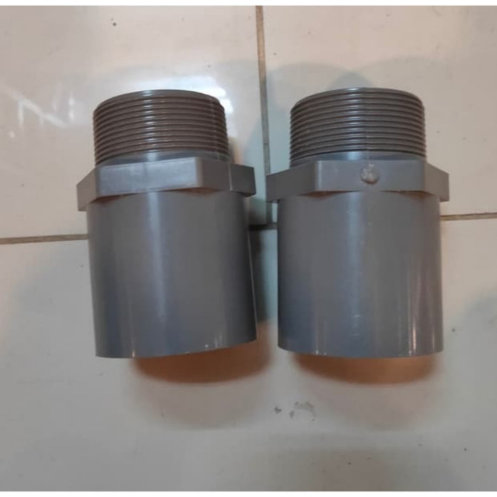 Jual Sok Drat Luar AW PVC Rucika 3/4