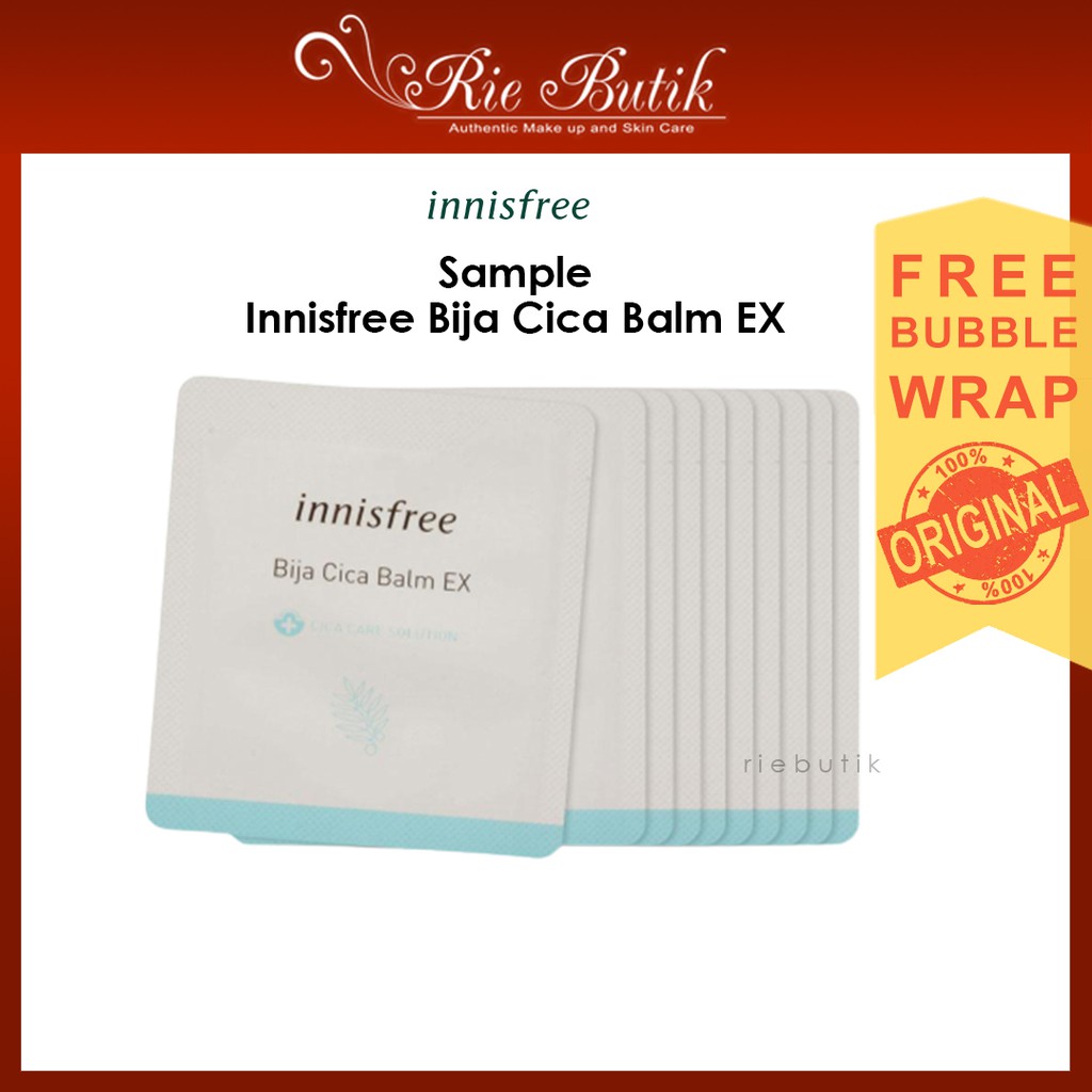 Jual KEMASAN BARU! SAMPLE Innisfree Bija Cica Balm EX 1ml | Shopee ...