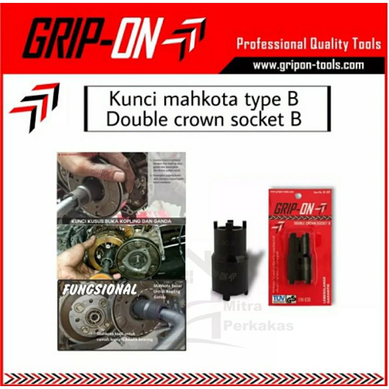 Jual Grip On Kunci Mahkota B Kunci Mur Kopling Treker Mahkota Double ...