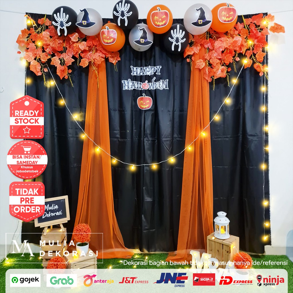Jual Dekorasi Backdrop Photobooth Tema Halloween Pesta Background